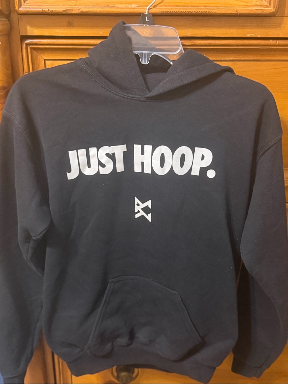 Basketball Culture Youth Just Hoop Black Hoodie Sweatshirt